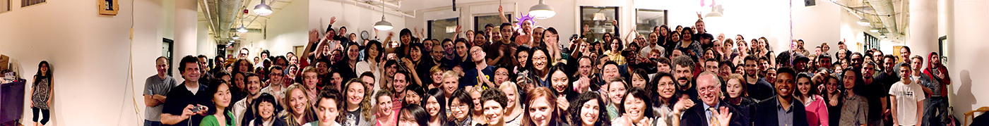 Winter 2006 panorama photo of ITP students